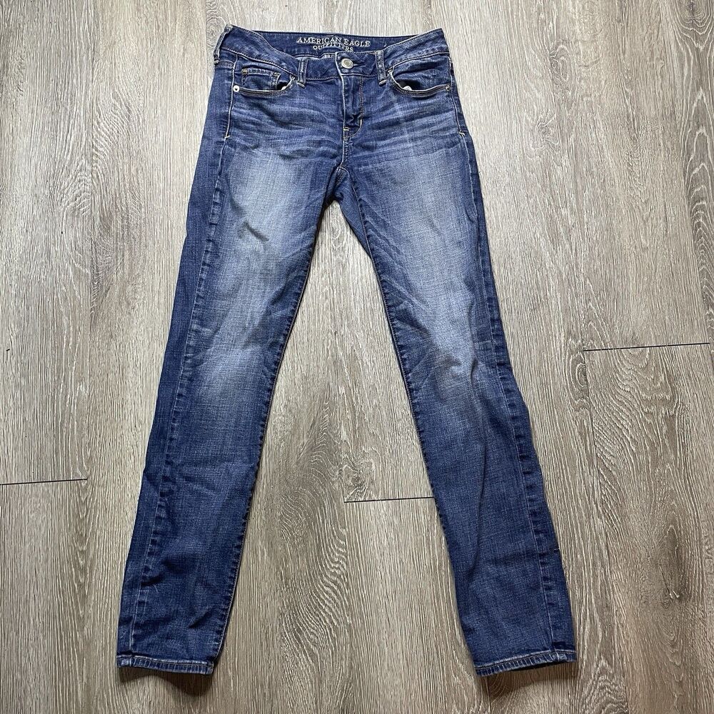 American Eagle Skinny Denim Jeans Size 4 Regular Standard